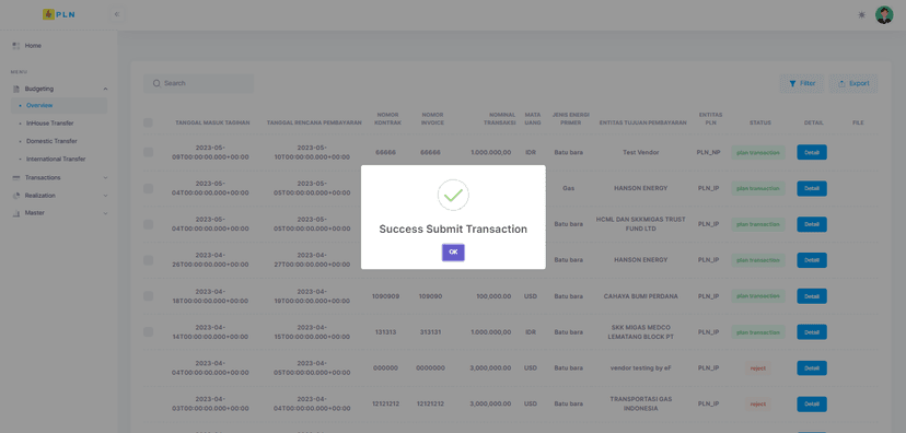 BNI PLN (E-Budgeting) screenshot 2