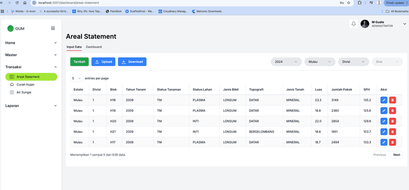 Smart GUM (Smart Plantation) screenshot 1