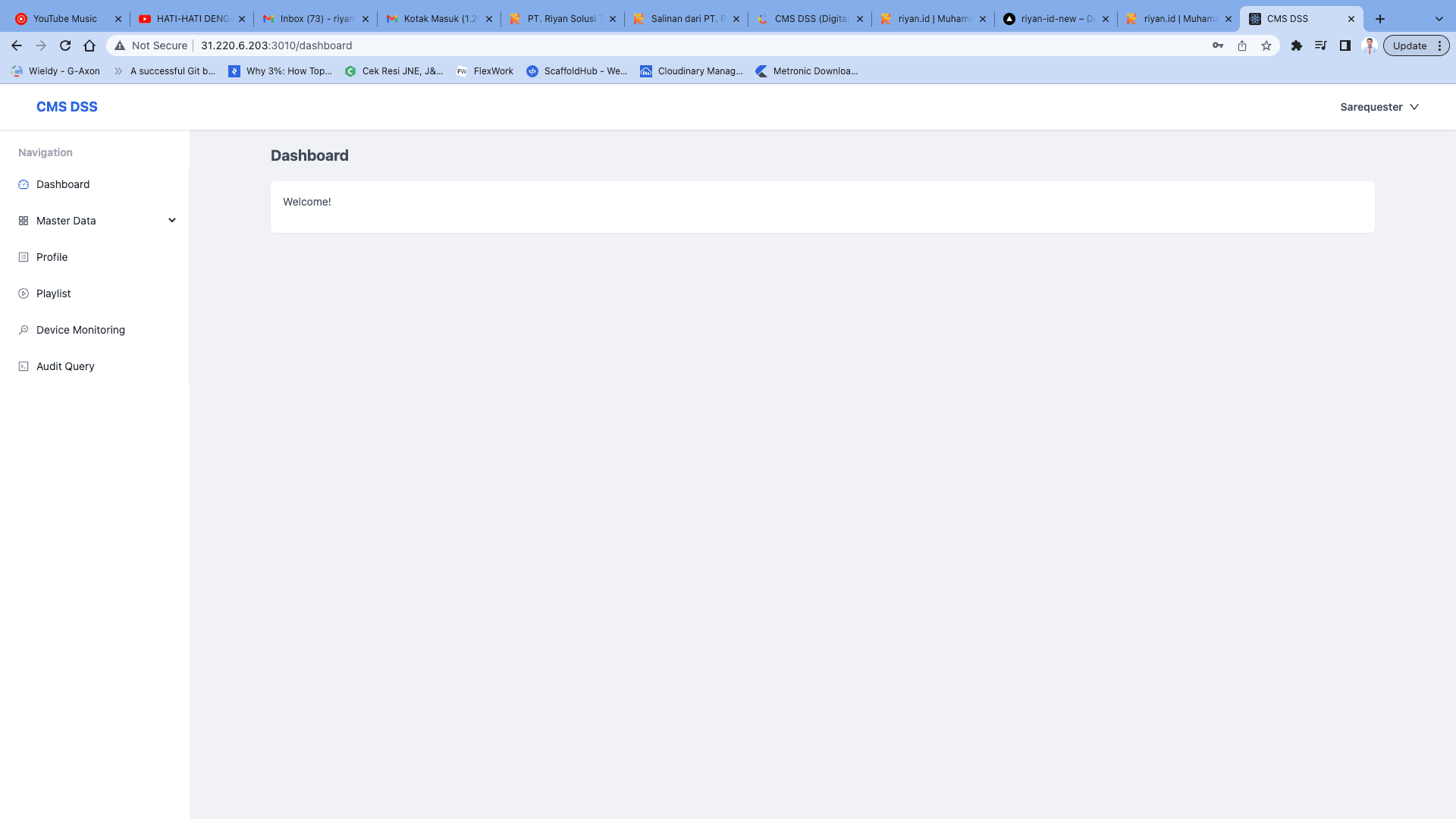 CMS DSS (Content Management System Periklanan)